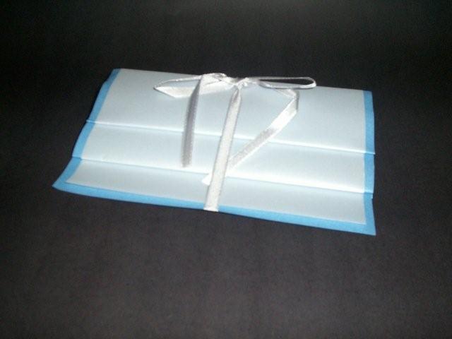Convite de origami para batizado